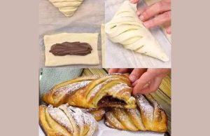 Hazelnut Bliss Puff Pastry Triangles