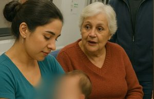 On the subway, a young mother was nursing her baby when the woman beside her started cursing and insulting her—until a young man suddenly stepped in and changed everything…