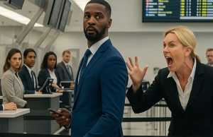 “Get out of here and go back to your slums” – Woman yells at black man, then finds out he owns the entire airline…