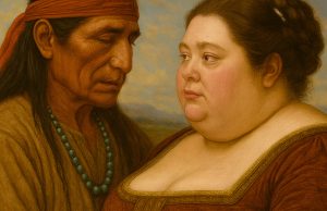 An obese noblewoman was given to an Apache as punishment by her father—but he loved her like no one else…