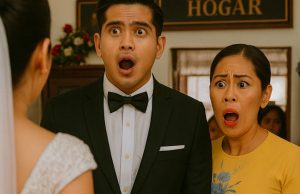 Just as the groom’s family arrived, his mother fainted and the groom’s pants were soaked as they watched the bride come down the stairs. Oh my God! What’s going on here…?