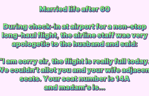Married life after 60??!!