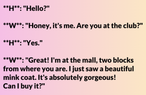 When a Super Generous Husband Says ‘Buy Everything You Want’