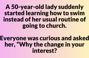 If your mom and I fell into the water, whom would you save first?