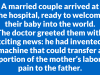 A married couple arrived at the hospital
