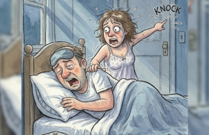 A man and his wife are awakened at 3 o’clock in the morning by a loud pounding on the door.