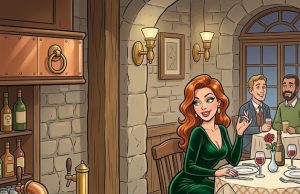 An old man from Texas asked a waiter