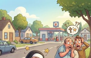 Sister Mary Ann, who worked for a home health agency, was making her rounds.