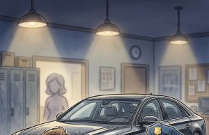 A husband went to the police station