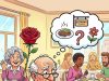 Old Man Is Having Difficulty Remembering Where He Ate But His Quip Is Funny