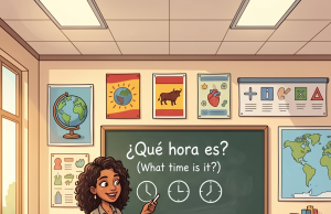 A school hired a new Spanish teacher fresh out of college.