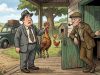 A Traveling Salesman Was Driving Through Farm.