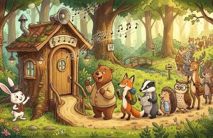 Rabbit Opens A Public Musical Toilet In The Forest.