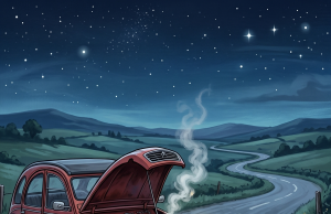 The Broken Down Car