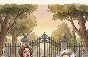 Why This Elderly Widow Refuses to Walk Forward at the Cemetery