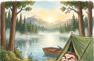 Four guys have been going on the same fishing trip for many years.